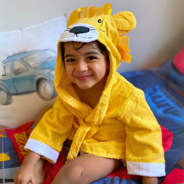 Bata de Baño con Capucha León - Imagen 2