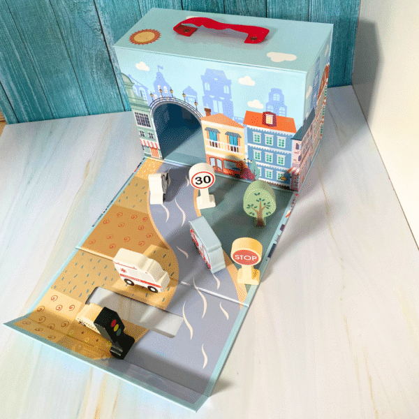 Maleta de Juego de Madera – Ciudad