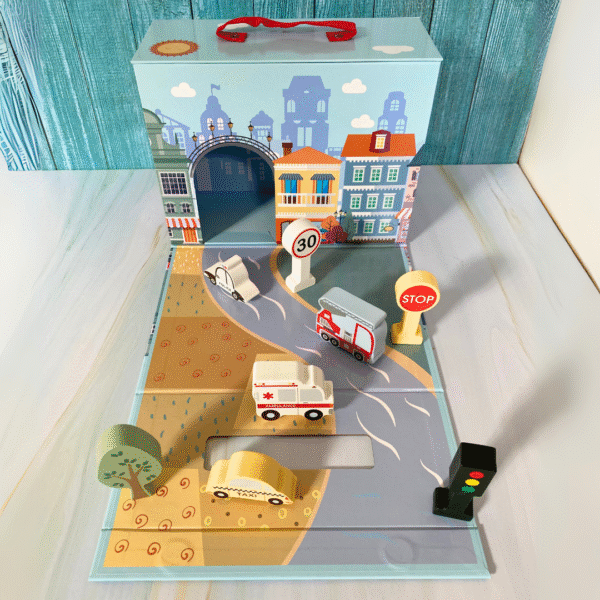 Maleta de Juego de Madera – Ciudad - Imagen 2