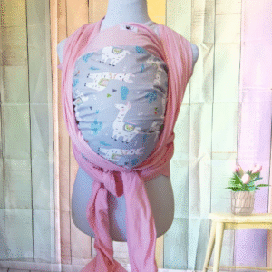 Fular Rosado Llamas