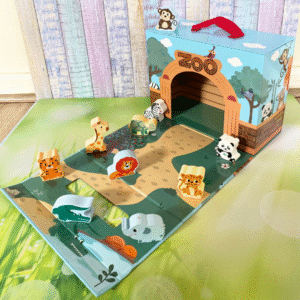 Maleta de Juego de Madera– Zoológico