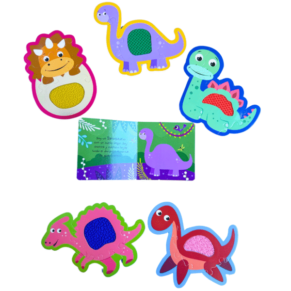 Set libro y rompecabezas: ¡Dinosaurios! - Imagen 2