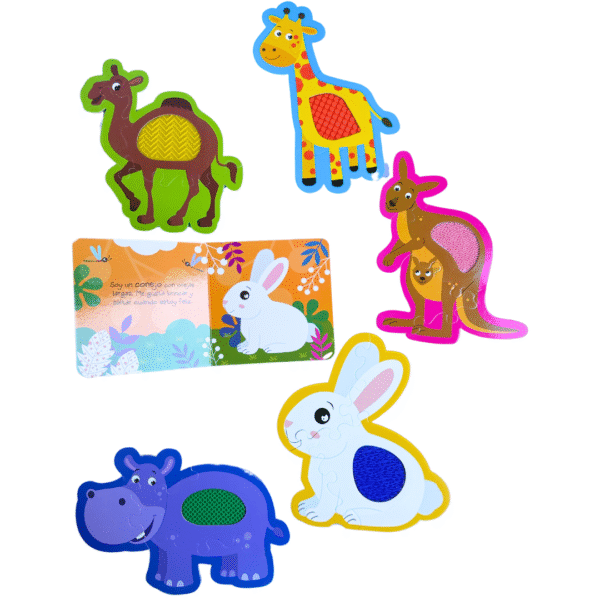 Set libro y rompecabezas: ¡Animales de la Jungla! - Imagen 2