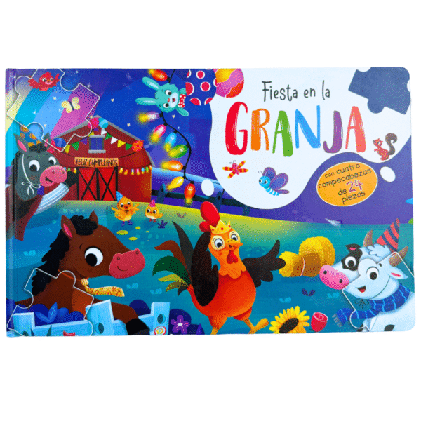 5 Rompecabezas 24 Piezas - Fiesta en la Granja
