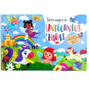 5 Rompecabezas 24 Piezas - Tierra Mágica de Unicornios y Hadas