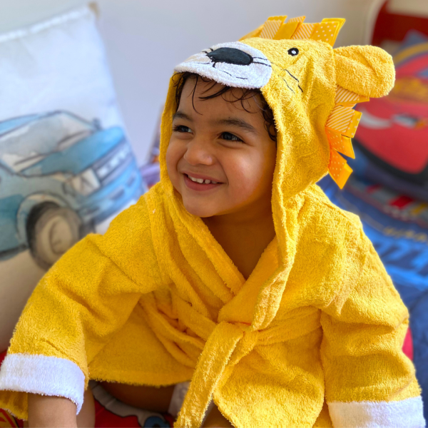 Bata de Baño con Capucha León - Imagen 3