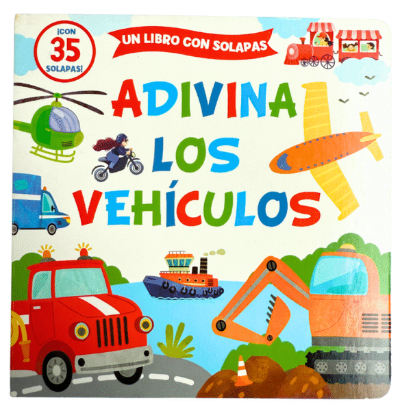 Adivina Los Vehículos, con 35 Solapas