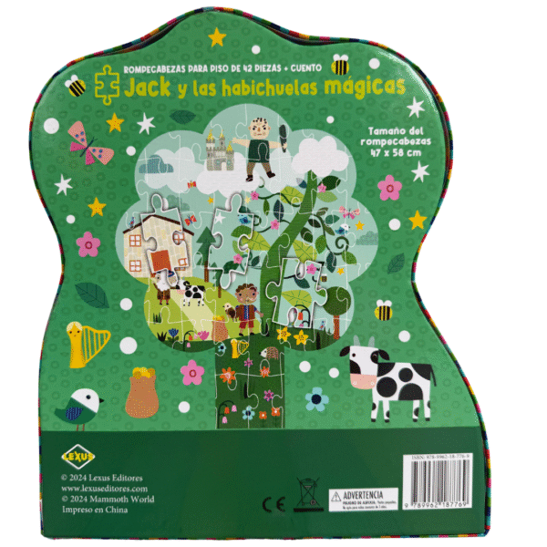 Puzzle + libro: Jack y la Habichuelas Mágicas - Imagen 2