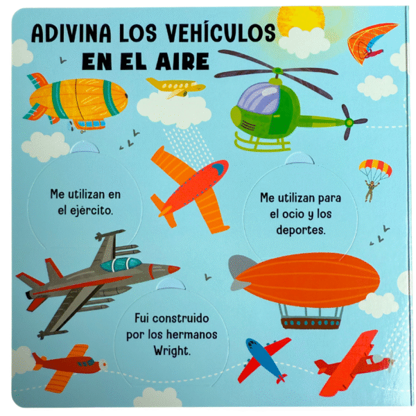 Adivina Los Vehículos, con 35 Solapas - Imagen 3