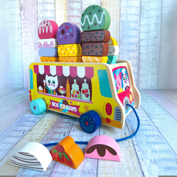 Carrito de Helado de Madera - Imagen 2