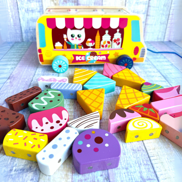 Carrito de Helado de Madera - Imagen 4