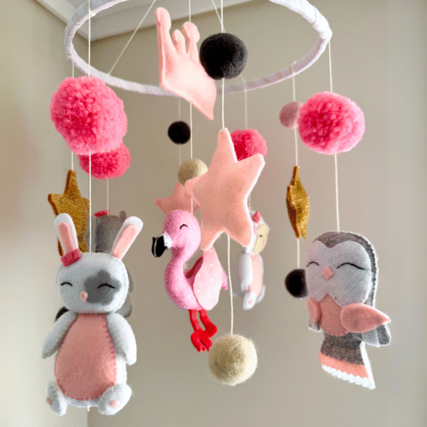 Móvil Sueños en Rosa