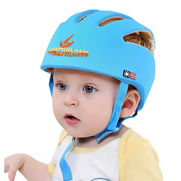 Casco Antigolpes Clásico y Ajustable - Celeste
