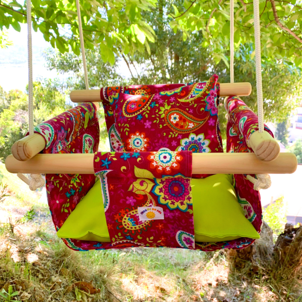 Columpio Ergonómico - Mandala Fucsia