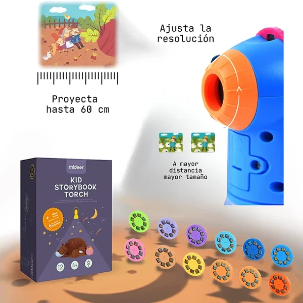 Proyector de Cuentos y Luz De Noche Mideer - Imagen 5