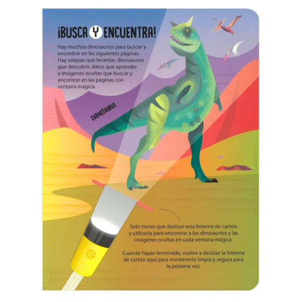 Busca y Encuentra Linterna: Dinosaurios - Imagen 2