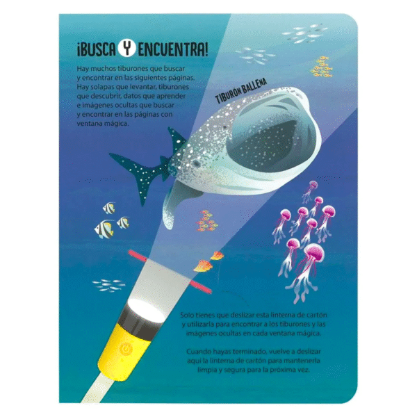 Busca y Encuentra Linterna: Tiburones - Imagen 2