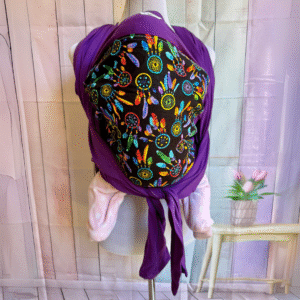 Fular Morado Atrapasueños