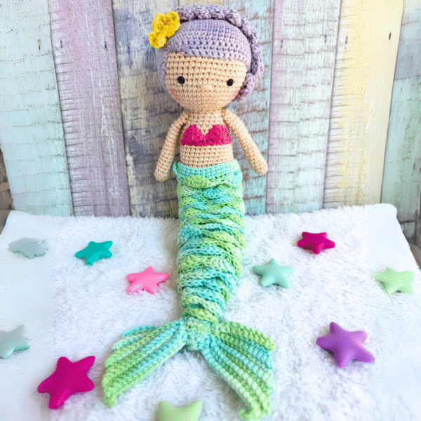Amigurumi Sirena "Marina" - Imagen 2