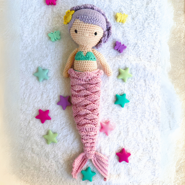 Amigurumi Sirena "Coral"