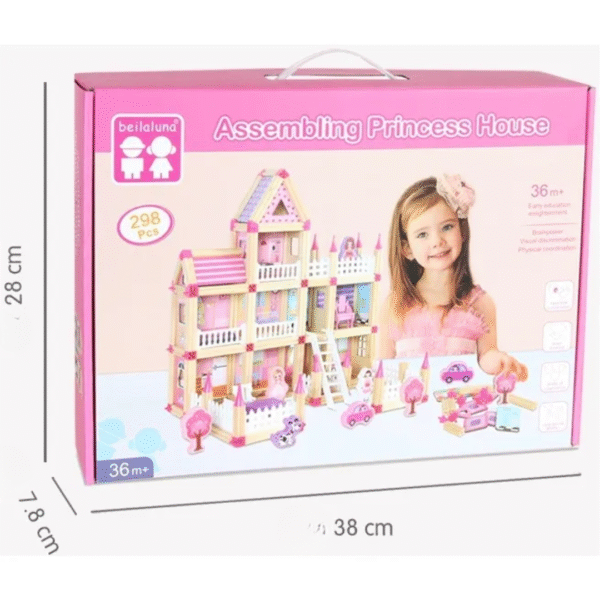 Casa de Princesa Armable de Madera - Imagen 6