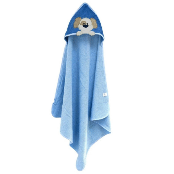 Toalla Azul con Capucha – Perrito - Imagen 2