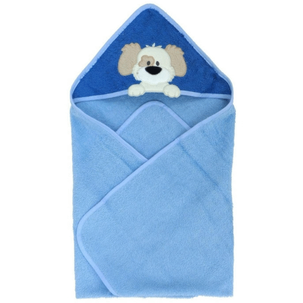 Toalla Azul con Capucha – Perrito - Imagen 3