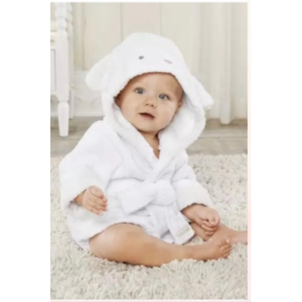 Bata de Baño con Capucha Ovejita