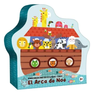 Puzzle + libro: El Arca de Noé