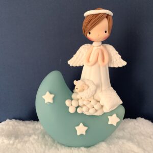 Espantauco Ángel en la Luna - Celeste