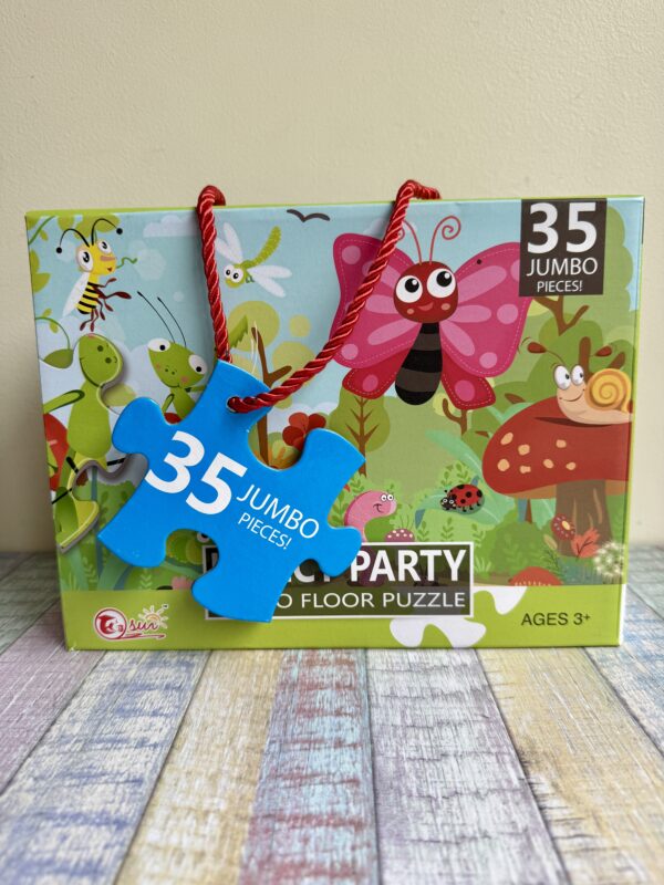 Puzzle Jumbo 35 piezas: Insect Party - Imagen 3