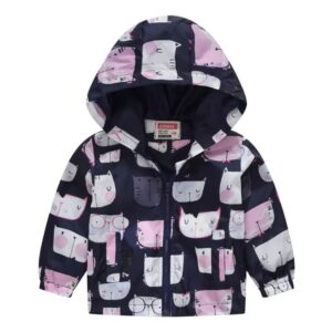 Cortaviento Infantil - Gatitos con Estilo