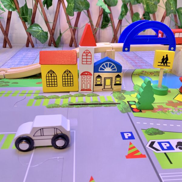 Pista de Madera con Puente - Imagen 5