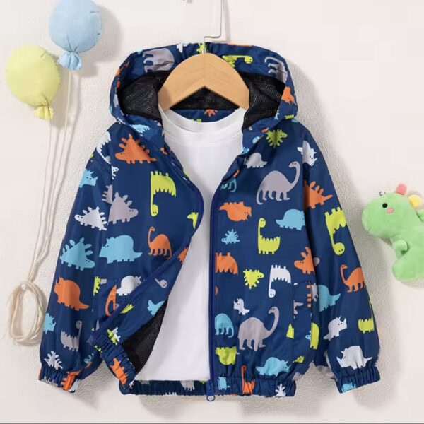 Cortaviento Infantil - Dino Colores