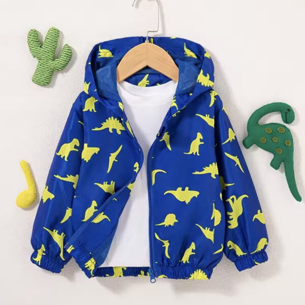 Cortaviento Infantil – Dino Verdes