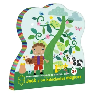 Puzzle + libro: Jack y la Habichuelas Mágicas