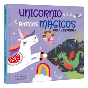 Busca y Encuentra: Unicornio y sus Amigos Mágicos