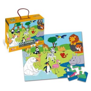Puzzle Jumbo 35 piezas: Animales Zoo