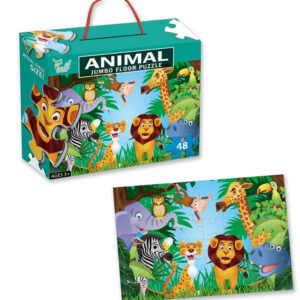 Puzzle Jumbo 48 piezas: Animales de la Selva