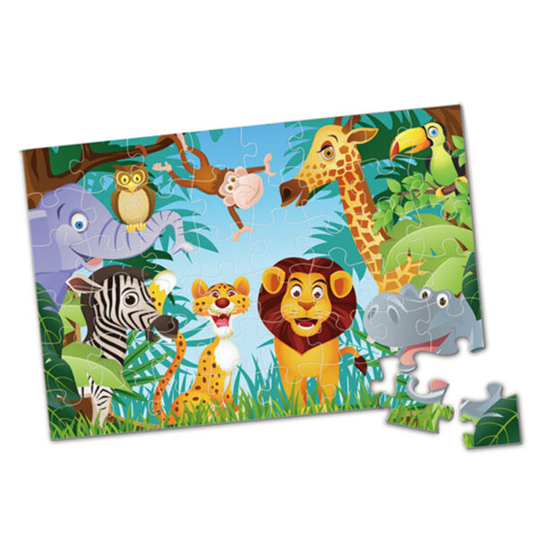 Puzzle Jumbo 48 piezas: Animales de la Selva - Imagen 3