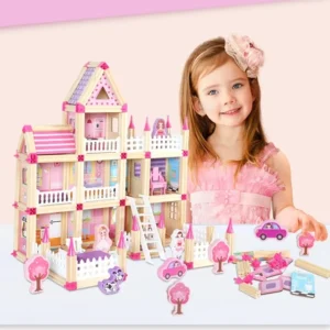 Casa de Princesa Armable de Madera