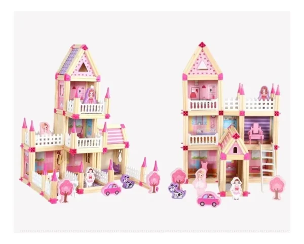 Casa de Princesa Armable de Madera - Imagen 4