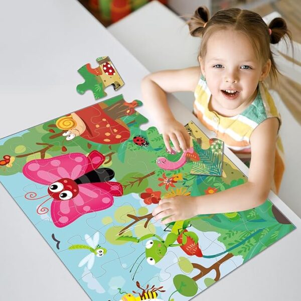 Puzzle Jumbo 35 piezas: Insect Party - Imagen 2