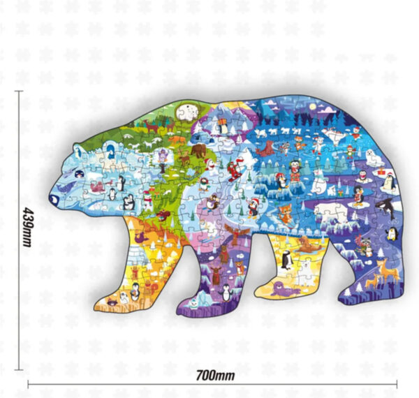 Puzzle 128 piezas Oso Polar - Imagen 2