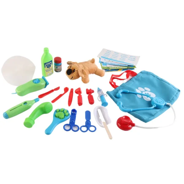 Set Veterinario de Juguete Incluye Mascota 23pcs