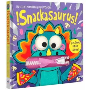 Cremallera y Ojos Movibles: Snackasaurus
