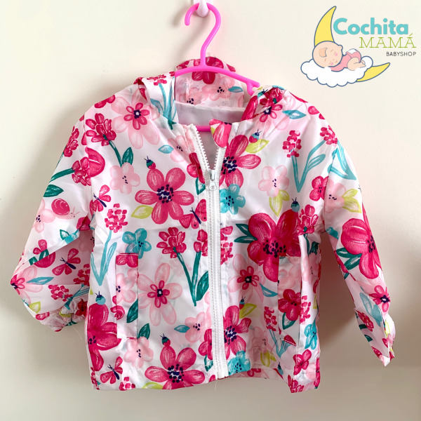 Cortaviento Infantil - Jardín Fucsia - Imagen 2