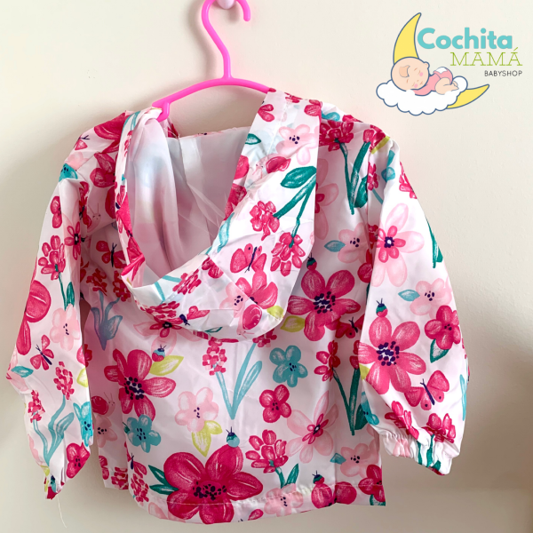 Cortaviento Infantil - Jardín Fucsia - Imagen 3