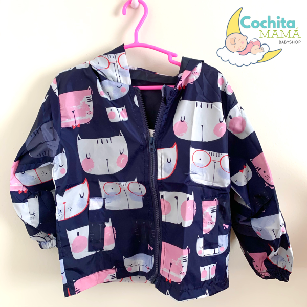 Cortaviento Infantil - Gatitos con Estilo - Imagen 2
