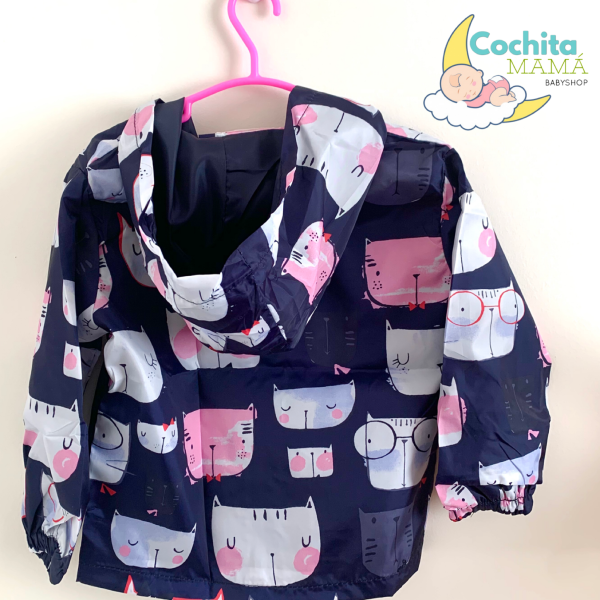 Cortaviento Infantil - Gatitos con Estilo - Imagen 3